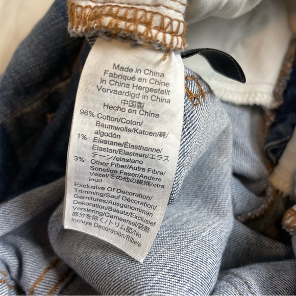 Madewell High-Rise Denim Shorts Stretch 24 - Picture 7 of 8